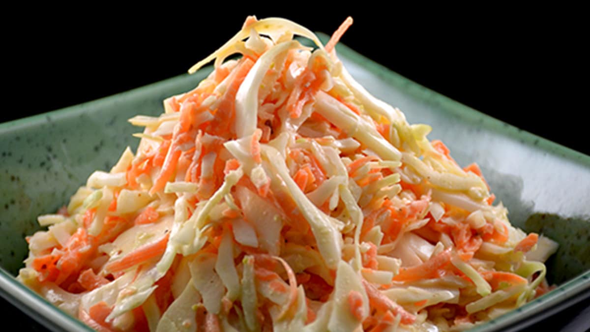 Salade coleslaw carotte céleri