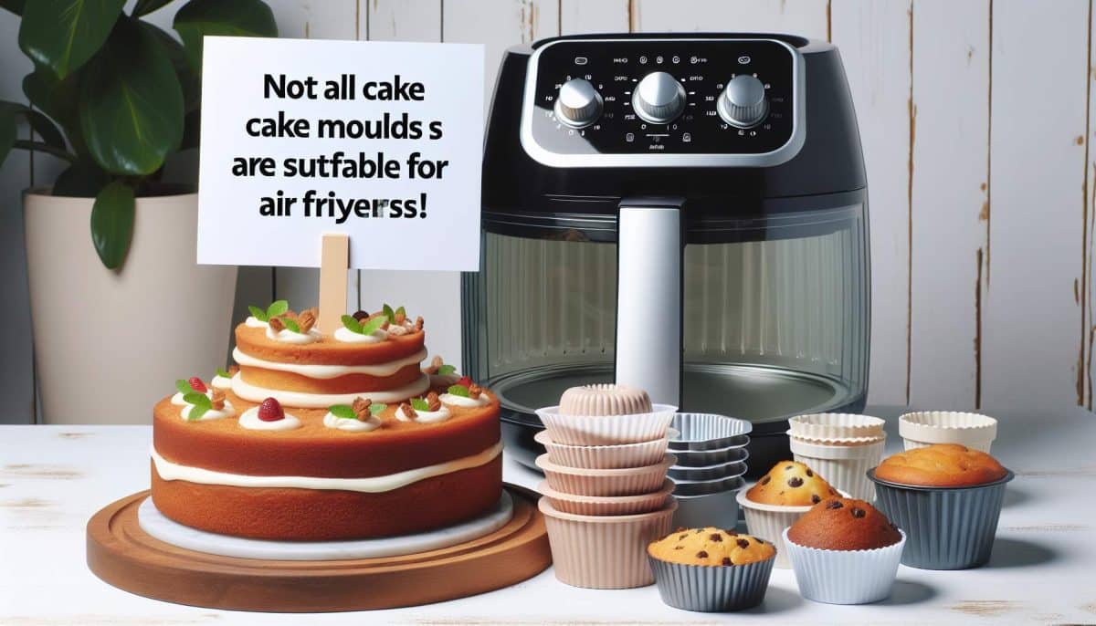 Les Dessous Croustillants de la Friteuse à Air : Quels Moules à Gâteaux Éviter pour Ne Pas Gâcher Votre Pâtisserie !