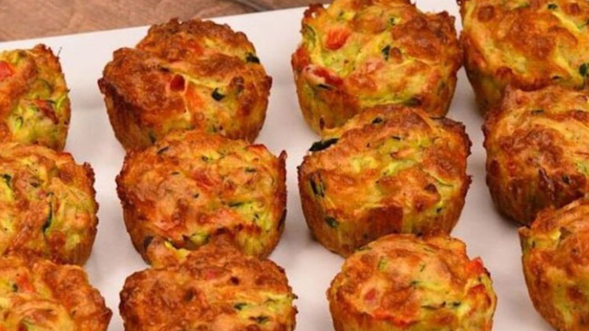Muffins courgettes