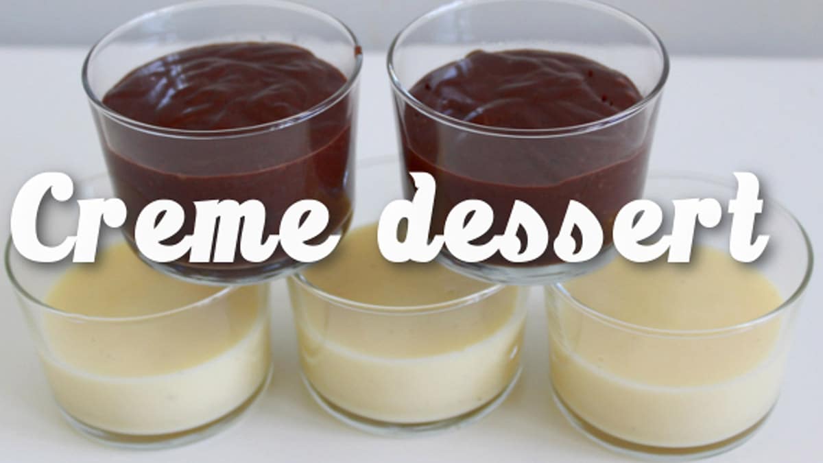 la crème dessert