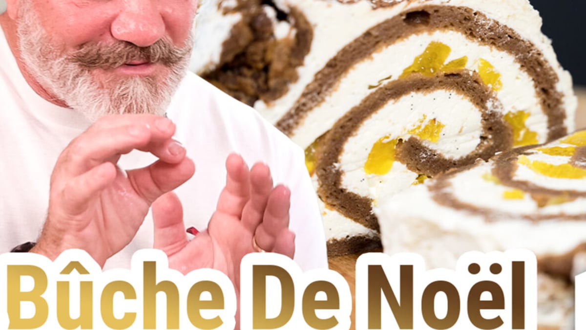 Découvrez la délicieuse bûche de Noël de Philippe Etchebest