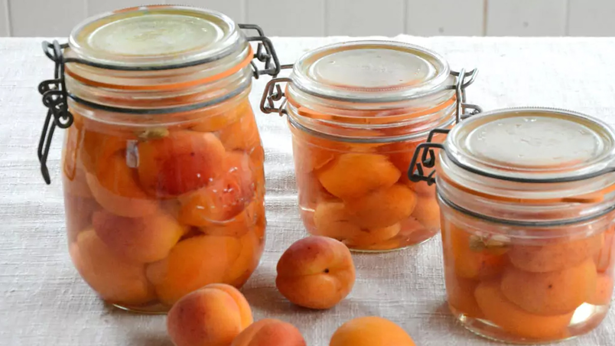 abricots au sirop