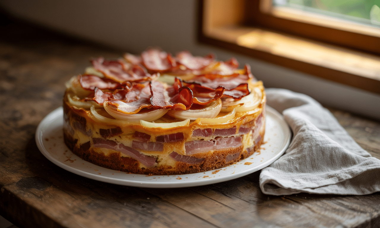 découvrez notre recette de cake apéritif aux oignons fondants et lardons, une préparation fraîche et savoureuse parfaite pour vos moments à partager entre amis ou en famille.