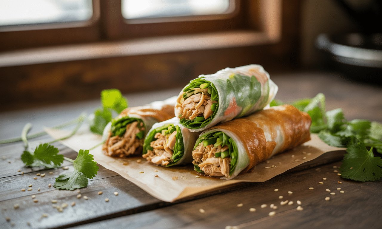 découvrez notre recette facile et détaillée pour préparer de délicieux nems au poulet chez vous. suivez chaque étape pour un résultat savoureux et authentique.