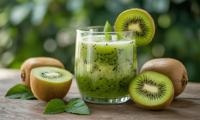 découvrez notre recette simple et rapide pour préparer un smoothie au kiwi frais, délicieux et riche en vitamines. parfait pour une pause santé pleine d'énergie !