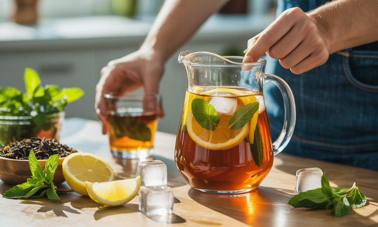 découvrez comment préparer un thé glacé rafraîchissant grâce à une infusion à froid simple et naturelle, parfaite pour les journées ensoleillées.