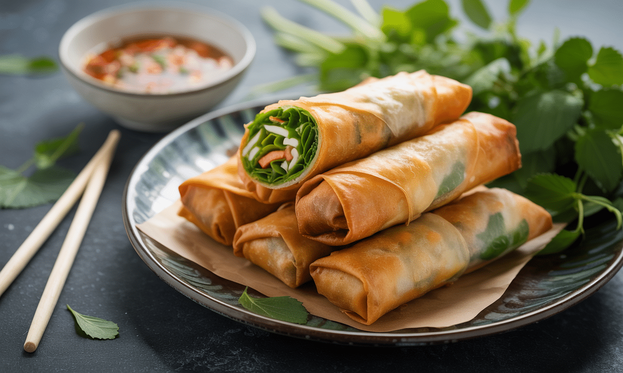 découvrez comment préparer des nems croustillants et légers grâce à notre recette facile à réaliser avec un airfryer. un délice sain et savoureux à partager !