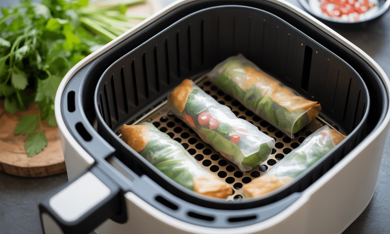 découvrez comment préparer des nems croustillants et légers avec votre airfryer grâce à notre recette simple et rapide, idéale pour un apéritif savoureux et sain.