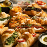 découvrez nos idées gourmandes de croissants apéritifs fourrés, parfaits pour des bouchées festives et savoureuses qui raviront vos invités.