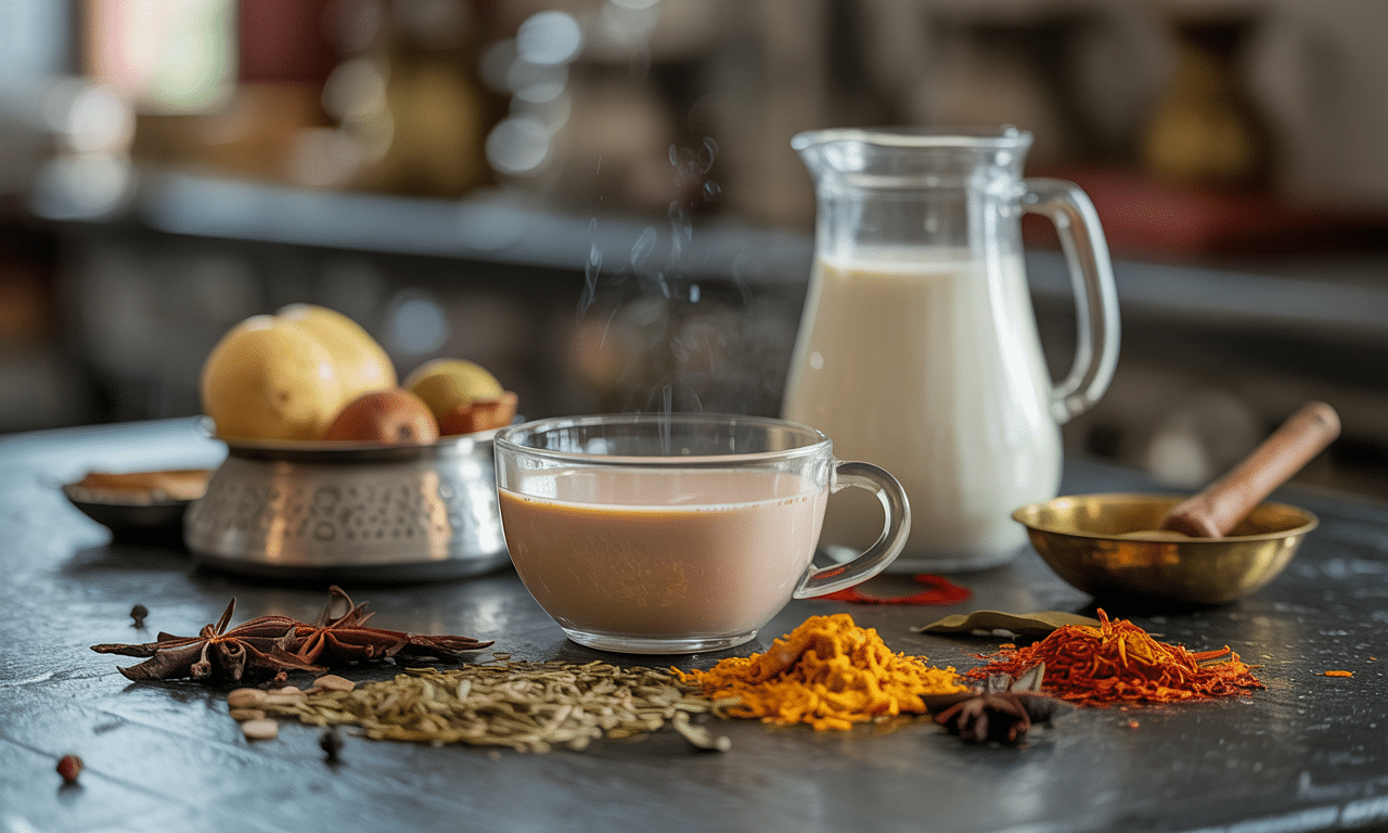 apprenez à préparer un chaï indien authentique avec notre recette traditionnelle du thé épicé, riche en saveurs et parfums exotiques.