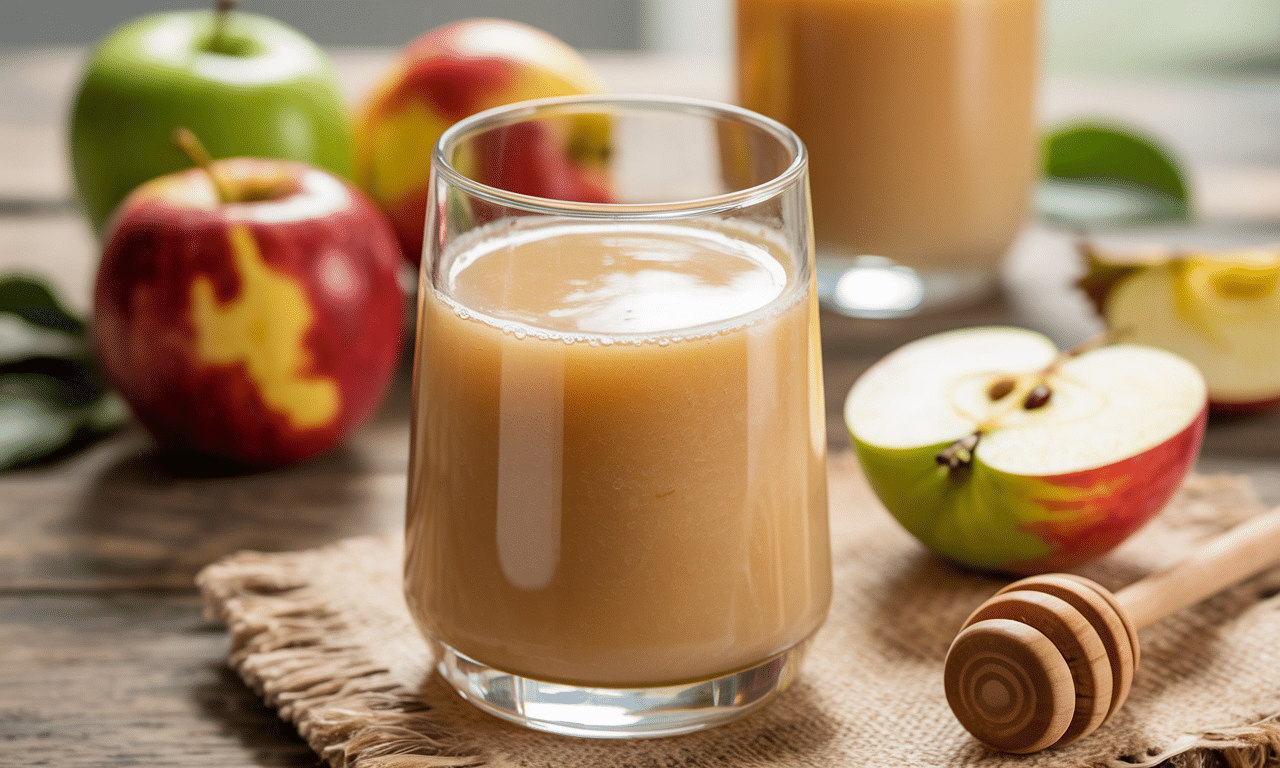 apprenez à préparer un smoothie pomme et miel délicieux, gourmand et rafraîchissant, parfait pour un encas sain et vitaminé.