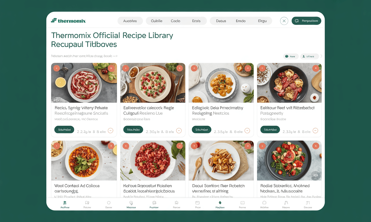 explorez la bibliothèque officielle de recettes pour votre thermomix® et préparez des plats savoureux facilement grâce à des instructions claires et variées.