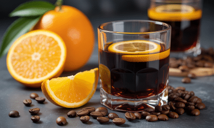 apprenez à préparer la liqueur 44 maison, une délicieuse fusion d'arômes d'orange et de café pour une expérience gourmande unique.
