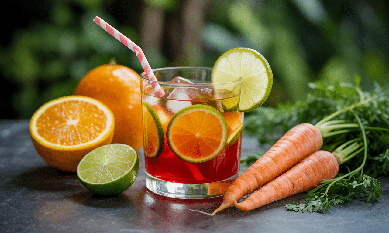 découvrez le jus ace vitaminé, mélange parfait d'orange, carotte et citron vert, préparé facilement avec thermomix pour booster votre énergie au quotidien.