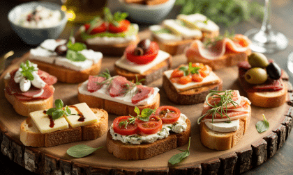 découvrez des idées gourmandes pour préparer un assortiment de toasts apéritifs savoureux, parfaits pour régaler vos invités à l'heure de l'apéritif.