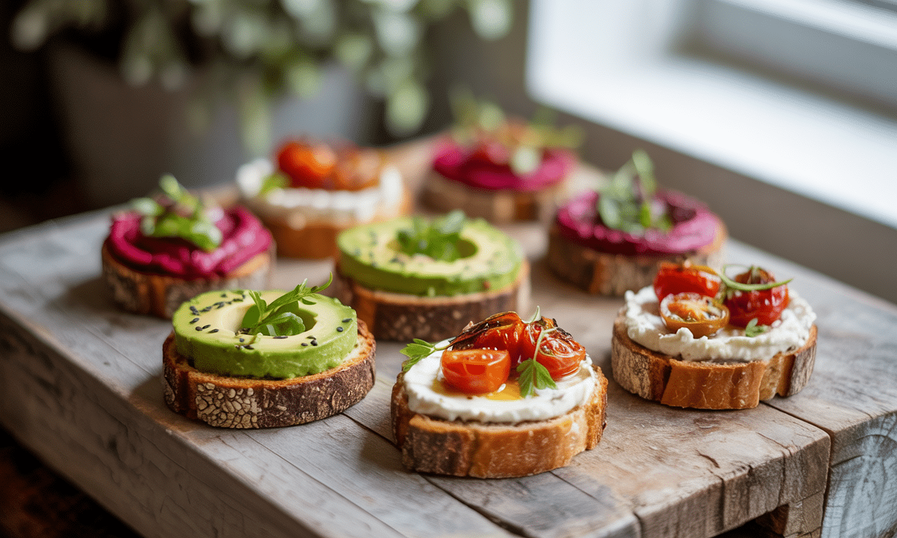 découvrez nos idées gourmandes pour préparer un assortiment de toasts apéritifs savoureux, parfaits pour régaler vos invités à l'heure de l'apéritif.