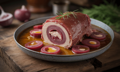 découvrez notre recette revisitée de joue de bœuf fondante mijotée à la bourguignonne, un plat traditionnel aux saveurs riches et authentiques, parfait pour réchauffer vos repas.