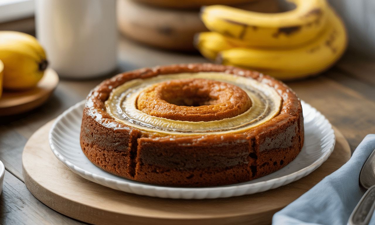 découvrez la recette moelleuse et gourmande du gâteau à la banane façon stéph, parfaite pour un dessert savoureux et facile à réaliser.