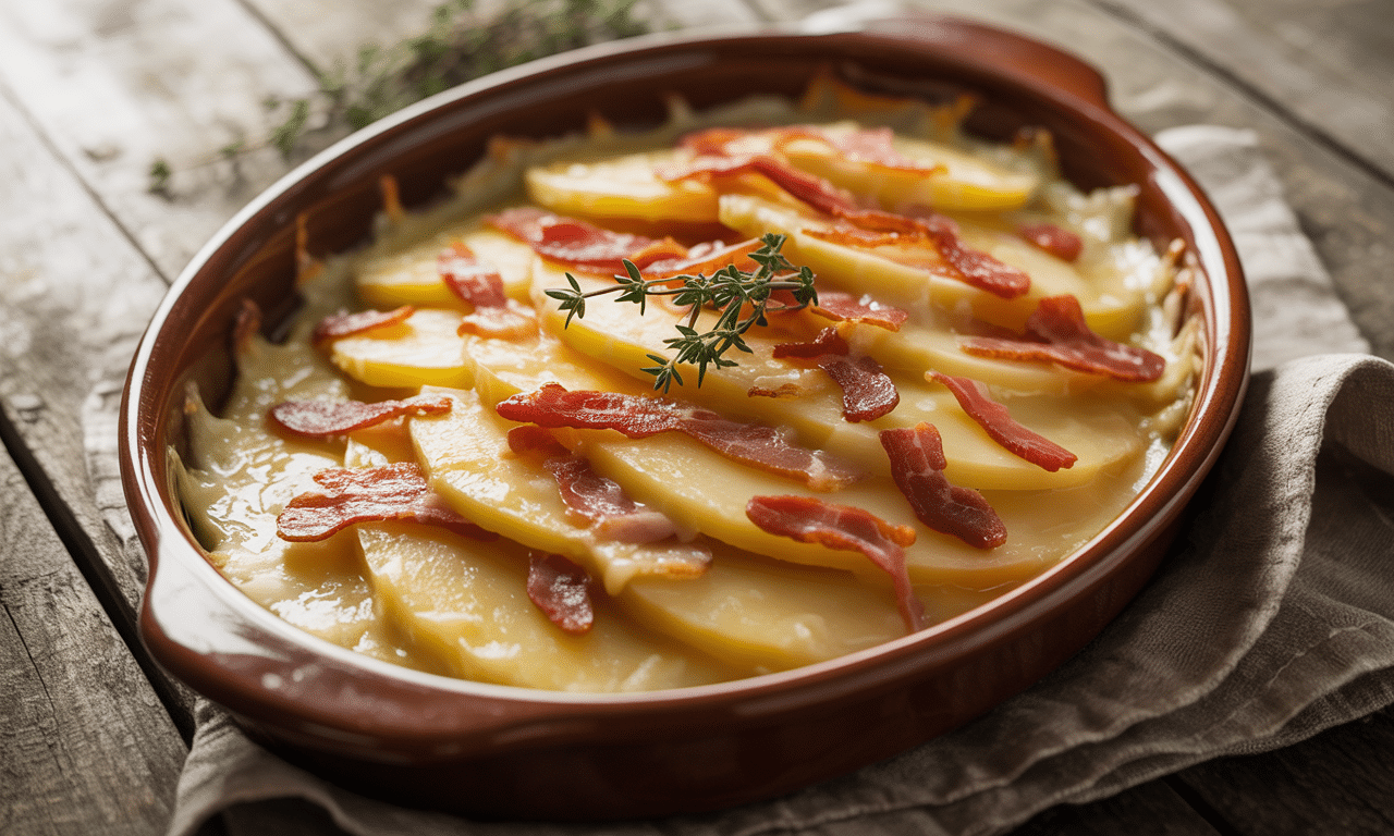 descubre el secreto de los chefs para una tartiflette irresistible: la salsa de reblochon que embellece cada bocado en un verdadero deleite. aprende a preparar esta receta &uacute;nica y sabrosa.