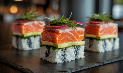 découvrez notre recette de makis maison, alliant saumon frais, concombre croquant et avocat crémeux, à préparer facilement en quelques étapes simples pour un plaisir gourmand.