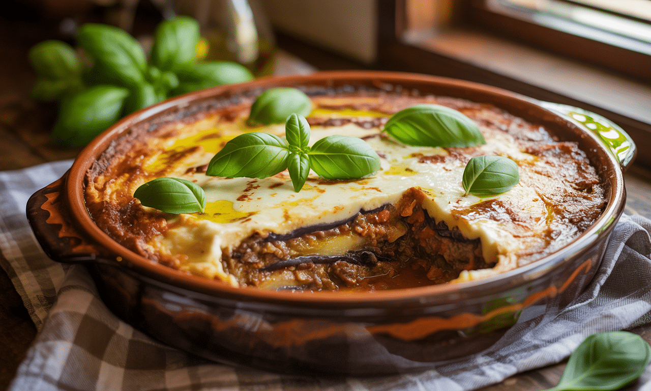 découvrez la moussaka grecque, un plat traditionnel méditerranéen aux saveurs riches et authentiques, parfait pour un voyage culinaire ensoleillé.