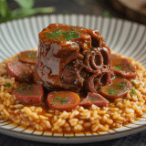 découvrez notre recette traditionnelle d'osso bucco de veau, un plat savoureux et facile à préparer chez vous pour un repas gourmand et authentique.