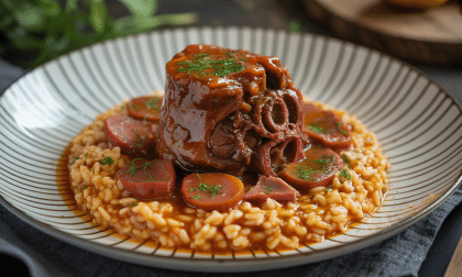 découvrez notre recette traditionnelle d'osso bucco de veau, un plat savoureux et facile à préparer chez vous pour un repas gourmand et authentique.