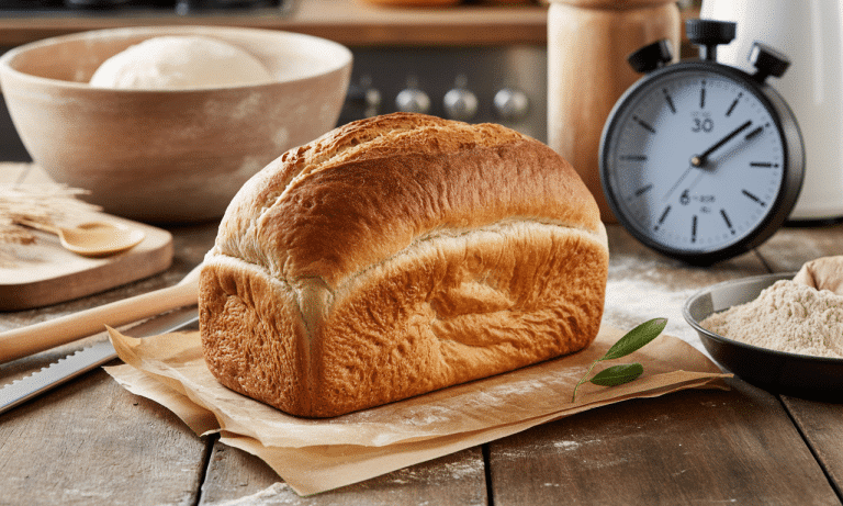 découvrez notre recette de pain express maison, prêt en seulement 30 minutes, sans pétrissage ni complications. savourez un pain frais et délicieux rapidement et facilement !