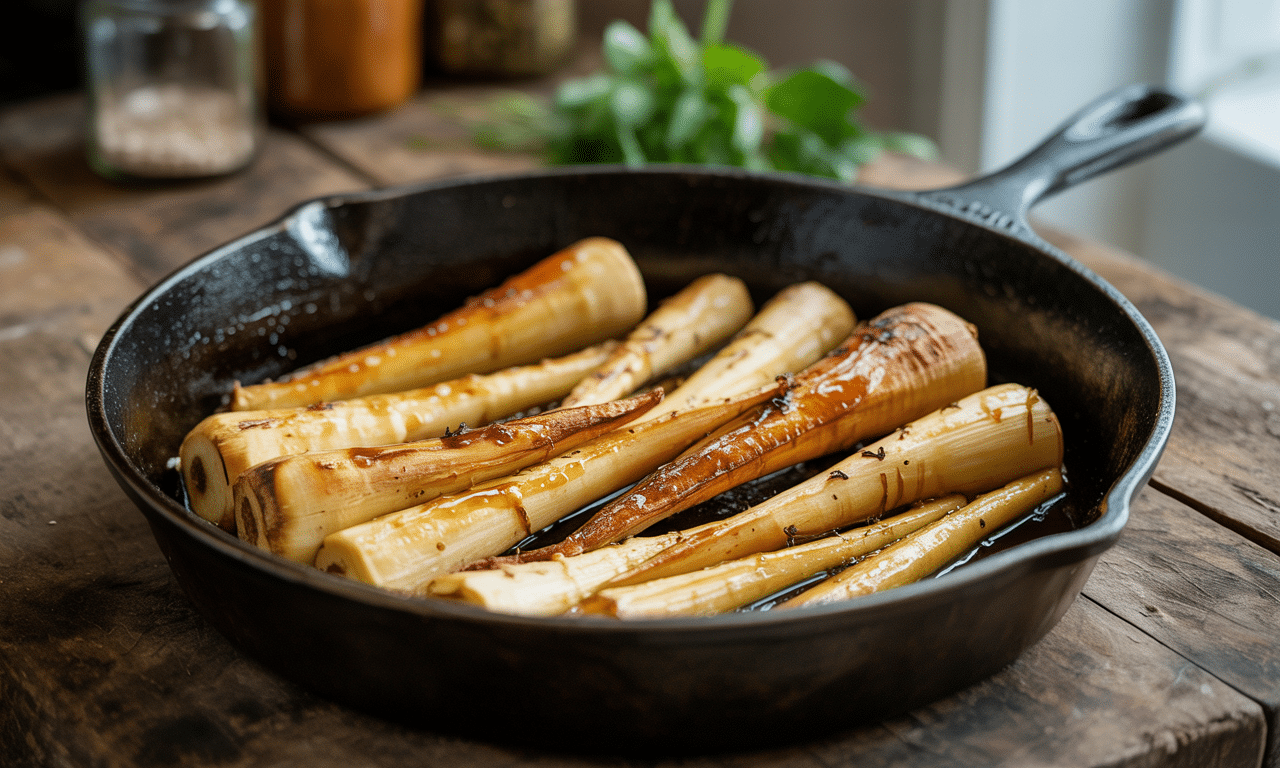 découvrez notre recette de poêlée gourmande de panais, ce légume oubliée qui fait son grand retour et séduit tous les palais cette saison.