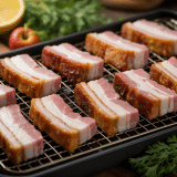 découvrez notre recette simple et rapide de poitrine de porc croustillante à l'airfryer, pour un plat savoureux à essayer chez vous !