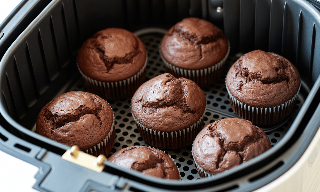 découvrez comment préparer facilement des muffins au chocolat ultra moelleux avec votre airfryer grâce à cette recette rapide et simple, parfaite pour toutes les occasions.
