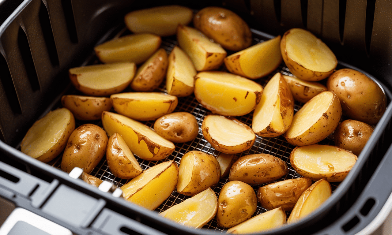 découvrez comment préparer des potatoes croustillantes et savoureuses à la maison grâce à cette recette facile et rapide au airfryer. parfait pour un snack ou un accompagnement gourmand !