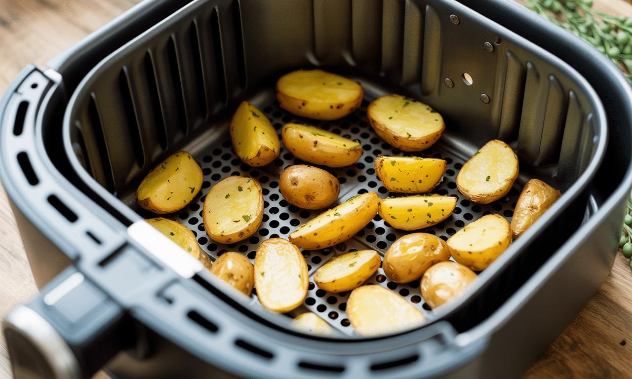 découvrez comment préparer des potatoes croustillantes et savoureuses facilement à la maison avec votre airfryer grâce à cette recette simple et rapide.
