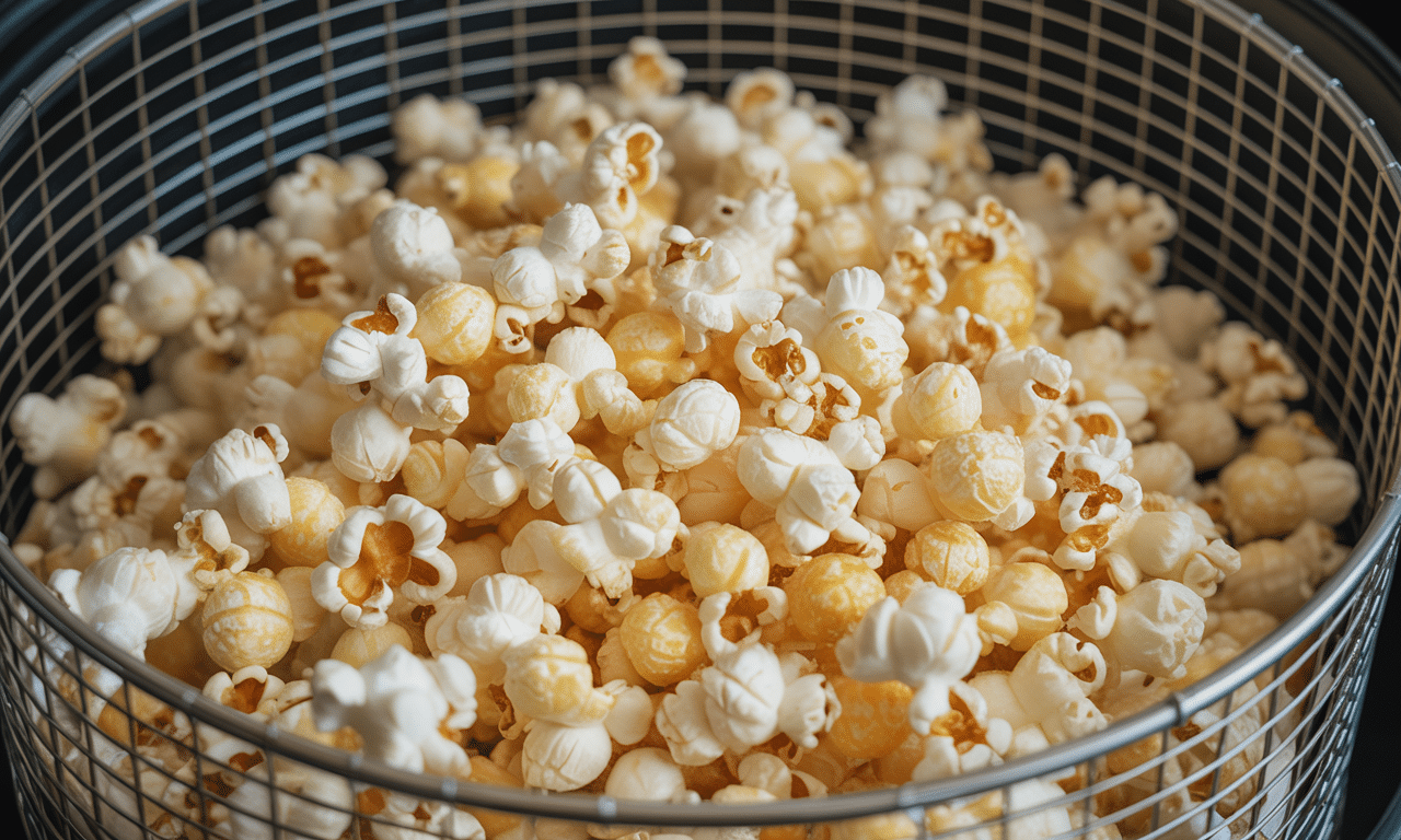 découvrez comment préparer rapidement du popcorn craquant et délicieux avec votre airfryer. une recette simple et rapide pour un snack parfait à tout moment !