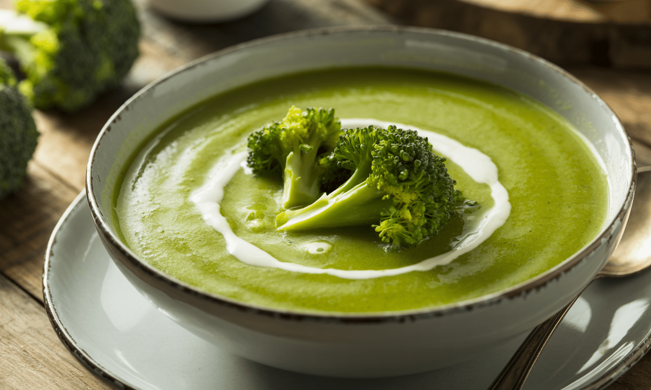 découvrez comment préparer un velouté crémeux aux brocolis, une recette facile et savoureuse parfaite pour réchauffer vos repas en toute simplicité.
