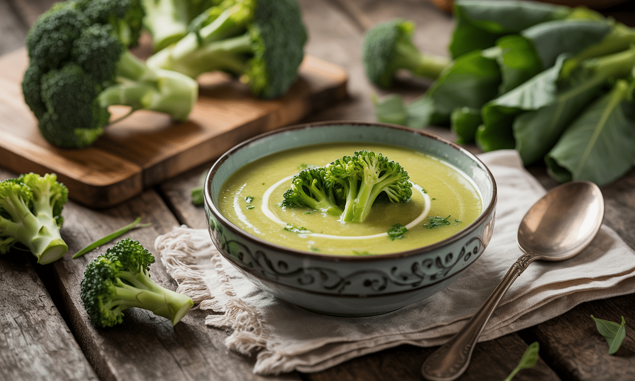 découvrez comment préparer un velouté crémeux aux brocolis, une recette facile et savoureuse idéale pour un repas sain et réconfortant.