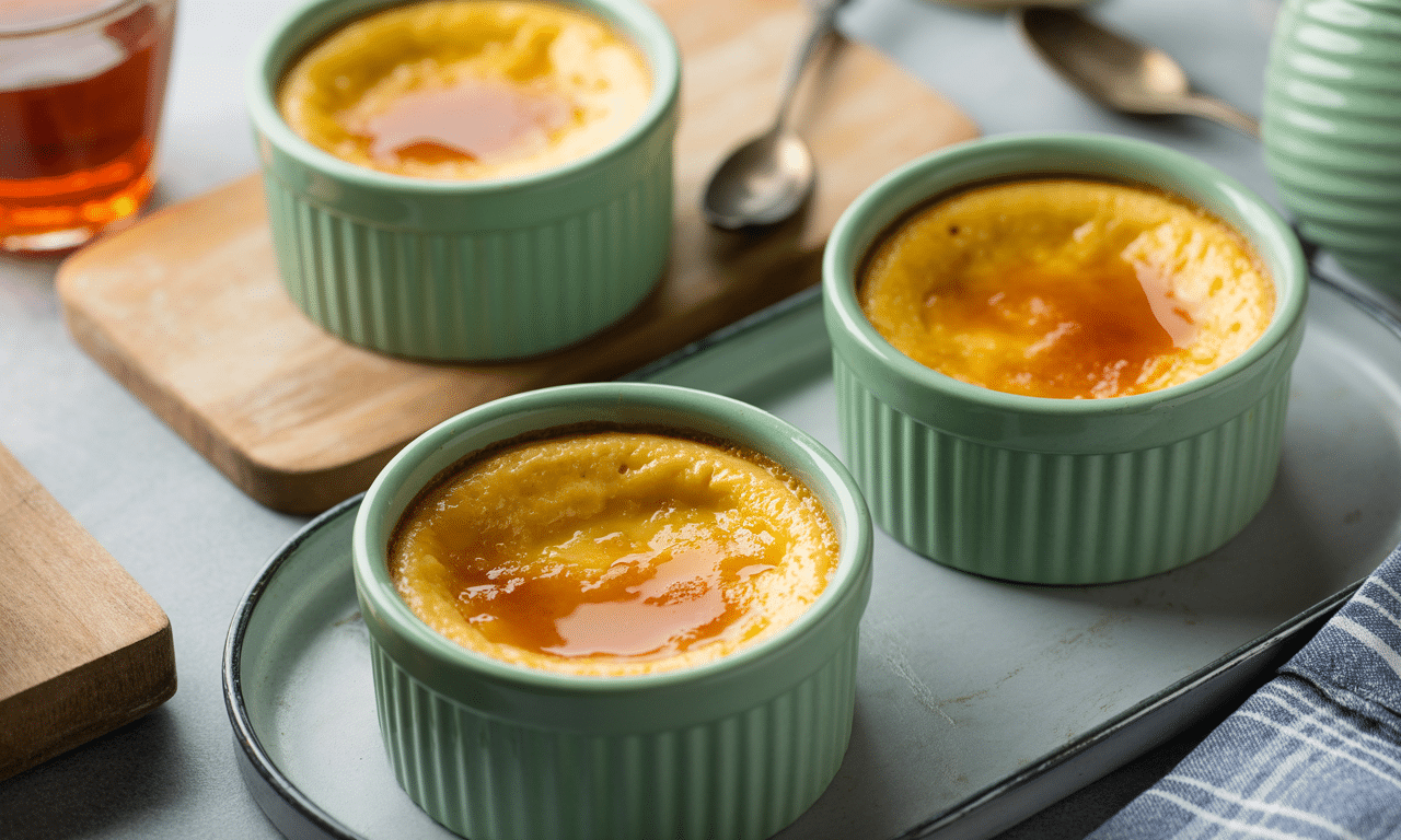 entdecken Sie, wie Sie mit Ihrem Airfryer schnell eine leckere Eiercreme zubereiten k&ouml;nnen. Ein Express-Rezept, einfach und schmackhaft f&uuml;r ein perfektes Dessert in k&uuml;rzester Zeit.