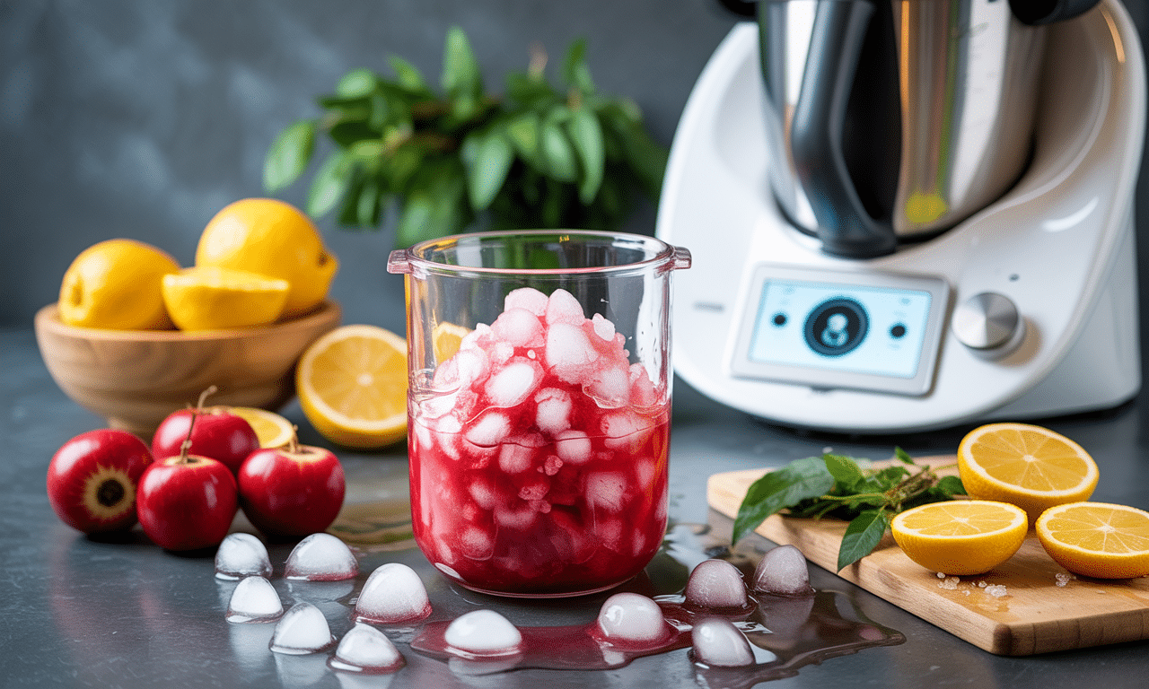 découvrez comment réaliser facilement de la glace pilée maison grâce à votre thermomix®. recettes simples et rapides pour des boissons fraîches et gourmandes.