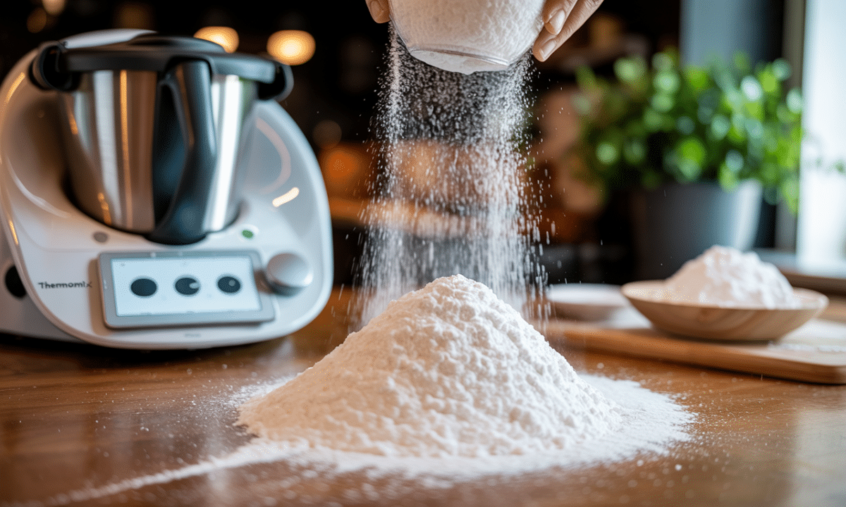 apprenez à préparer facilement votre sucre glace maison avec thermomix®. une recette simple et rapide pour des pâtisseries toujours parfaites.