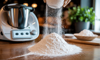 apprenez à préparer facilement votre sucre glace maison avec thermomix®. une recette simple et rapide pour des pâtisseries toujours parfaites.