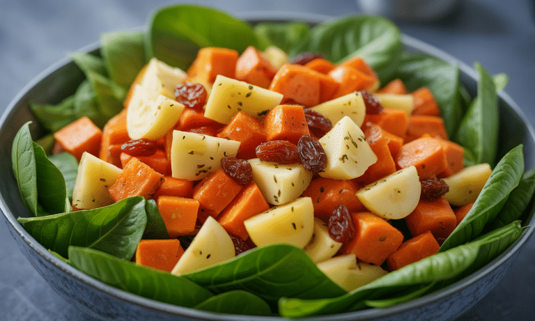 Salade vitaminée : carottes croquantes, pommes fruitées et raisins juteux façon Thermomix® découvrez notre salade vitaminée avec carottes croquantes, pommes fruitées et raisins juteux, préparée facilement avec votre thermomix® pour un repas frais et sain.