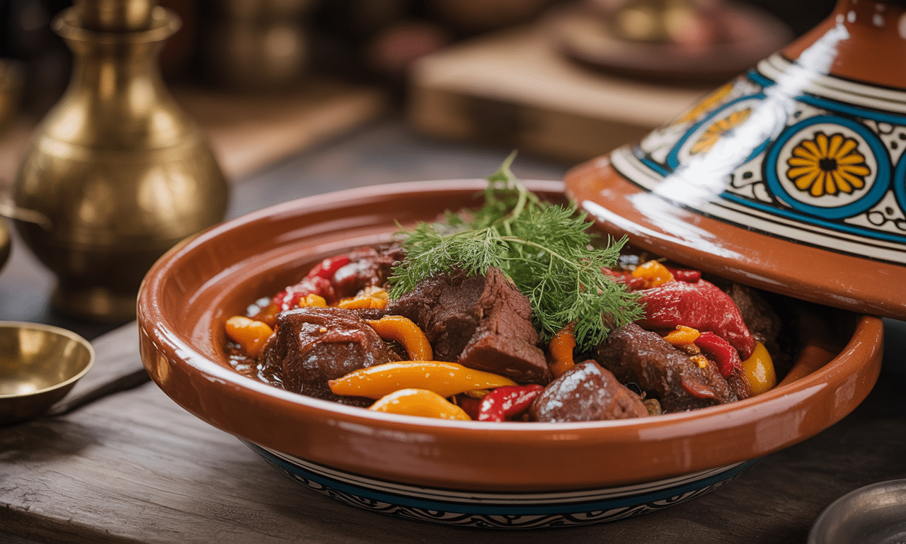 découvrez les secrets du véritable tajine marocain avec notre recette authentique. apprenez à préparer ce plat traditionnel savoureux et parfumé, emblème de la cuisine marocaine.