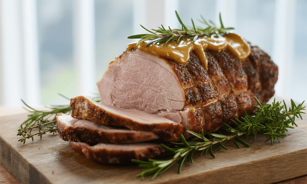 découvrez notre recette facile et gourmande de filet mignon de porc rôti à la moutarde à l’ancienne pour sublimer vos dîners et impressionner vos invités.