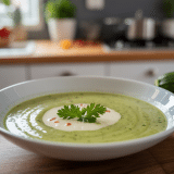 découvrez notre recette express de velouté de courgettes à la vache qui rit® réalisée avec le cookeo, pour un plat crémeux, savoureux et facile à préparer en quelques minutes.