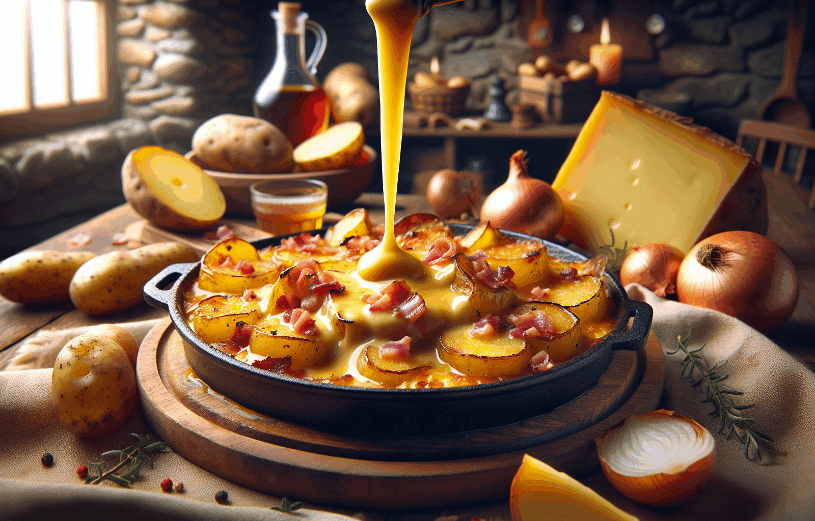 Tartiflette sauce reblochon