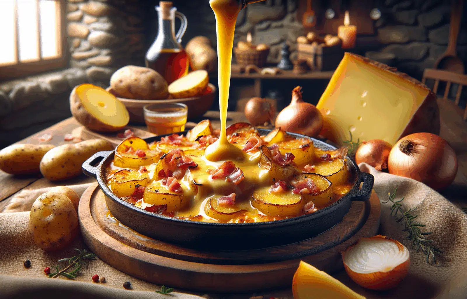 Tartiflette sauce reblochon