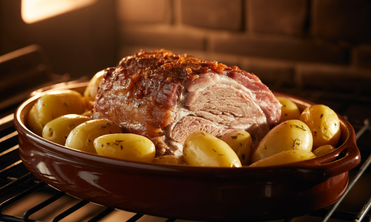 découvrez mon expérience de cuisson de la palette à la diable au four avec des pommes de terre et laissez-vous surprendre par un résultat délicieux et savoureux !
