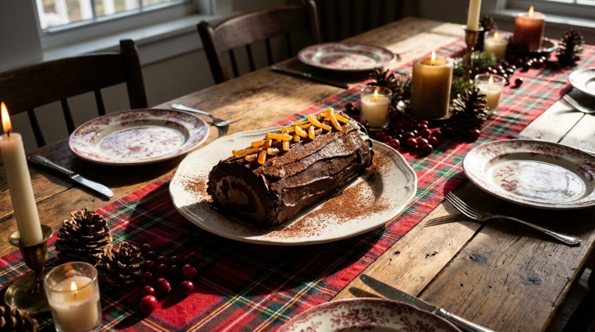 d&eacute;couvrez la b&ucirc;che &agrave; l&rsquo;orange, un dessert gourmand et facile &agrave; partager qui apportera douceur et convivialit&eacute; &agrave; votre no&euml;l pour des f&ecirc;tes inoubliables.