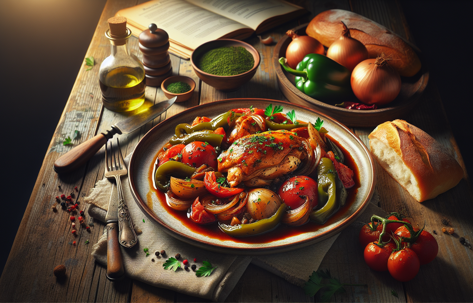 Poulet Basquaise - la recette